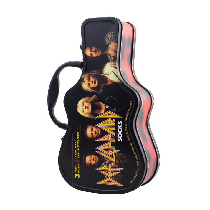 Def Leppard, Guitar Tin, Socken 3 Paar